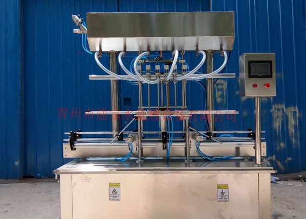 六頭全自動直線灌裝機